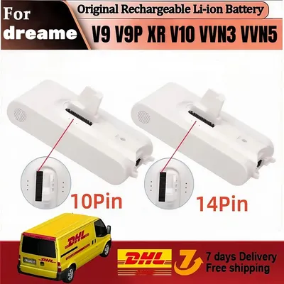 (Herkunft) 5000 mAh Li-Ionen-Akku für Dreame V8 V10 V9 V9P XR VVN3 VVN4 Hand-Akku-Staubsauger Teile Ersatzakku Image