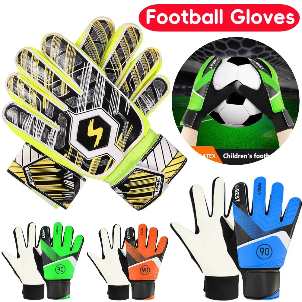 Torwarthandschuhe, professionelle, atmungsaktive Fußball-Torwarthandschuhe, verdickter Vollfinger-Handschutz, Sporttrainingszubehör Image