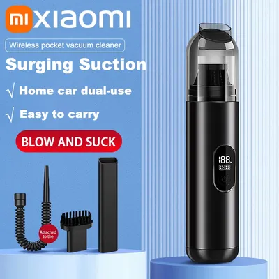 Xiaomi Auto Tragbarer Staubsauger 2-in-1 Tragbarer kabelloser Auto-Staubsauger Handheld Home Car Dual-Use-Auto-Staubsauger