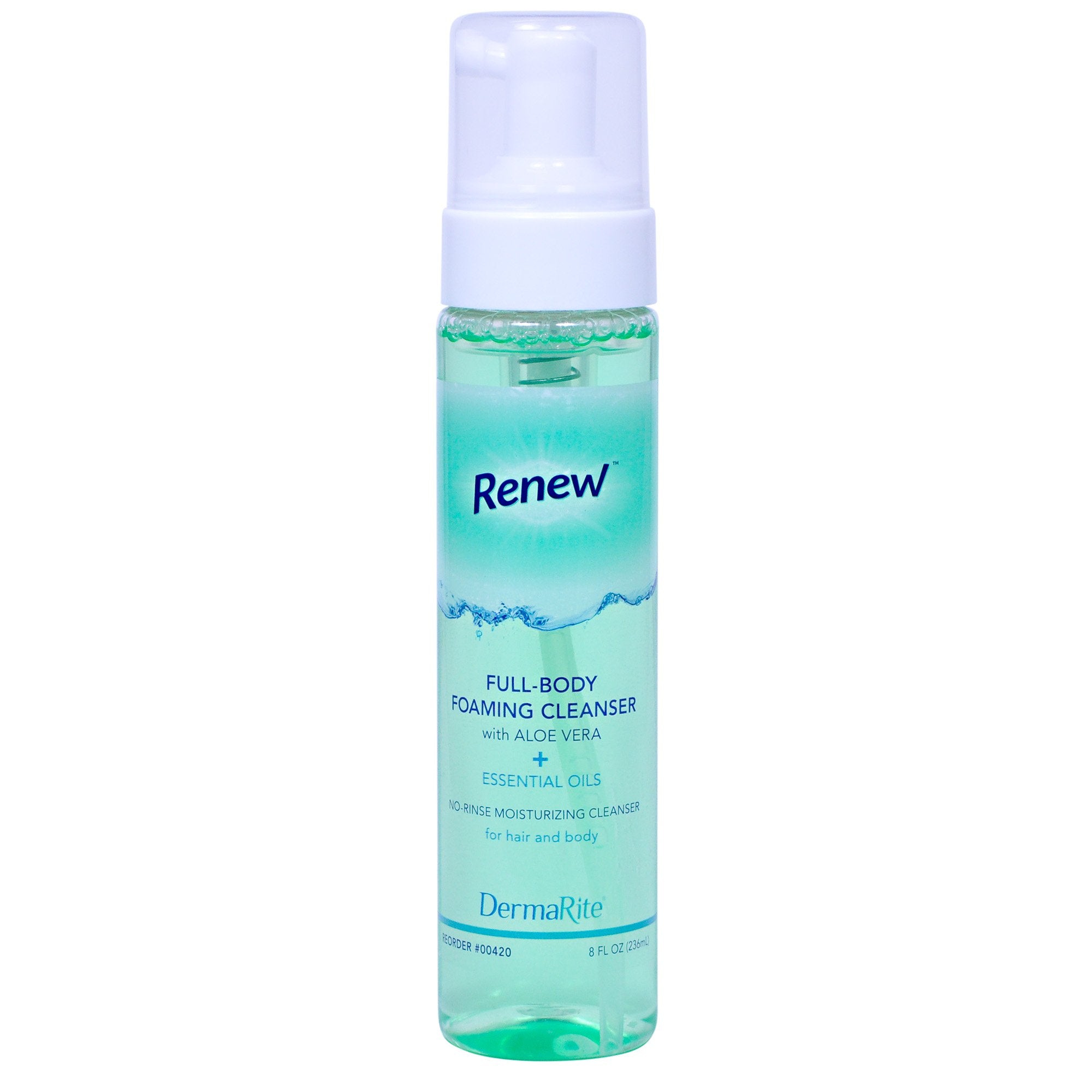 Renew Rinse-Free Body Wash Foaming 8 oz. Pump Bottle Citrus Scent (776333_CS) 12/CS Renew™ Bottled Soap