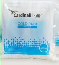Cardinal Health Non-Sweat Instant Cold Pack General Purpose Medium 6 X 6-1/2 Inch Plastic / Ammonium Nitrate / Water Disposable (1051394_CS)