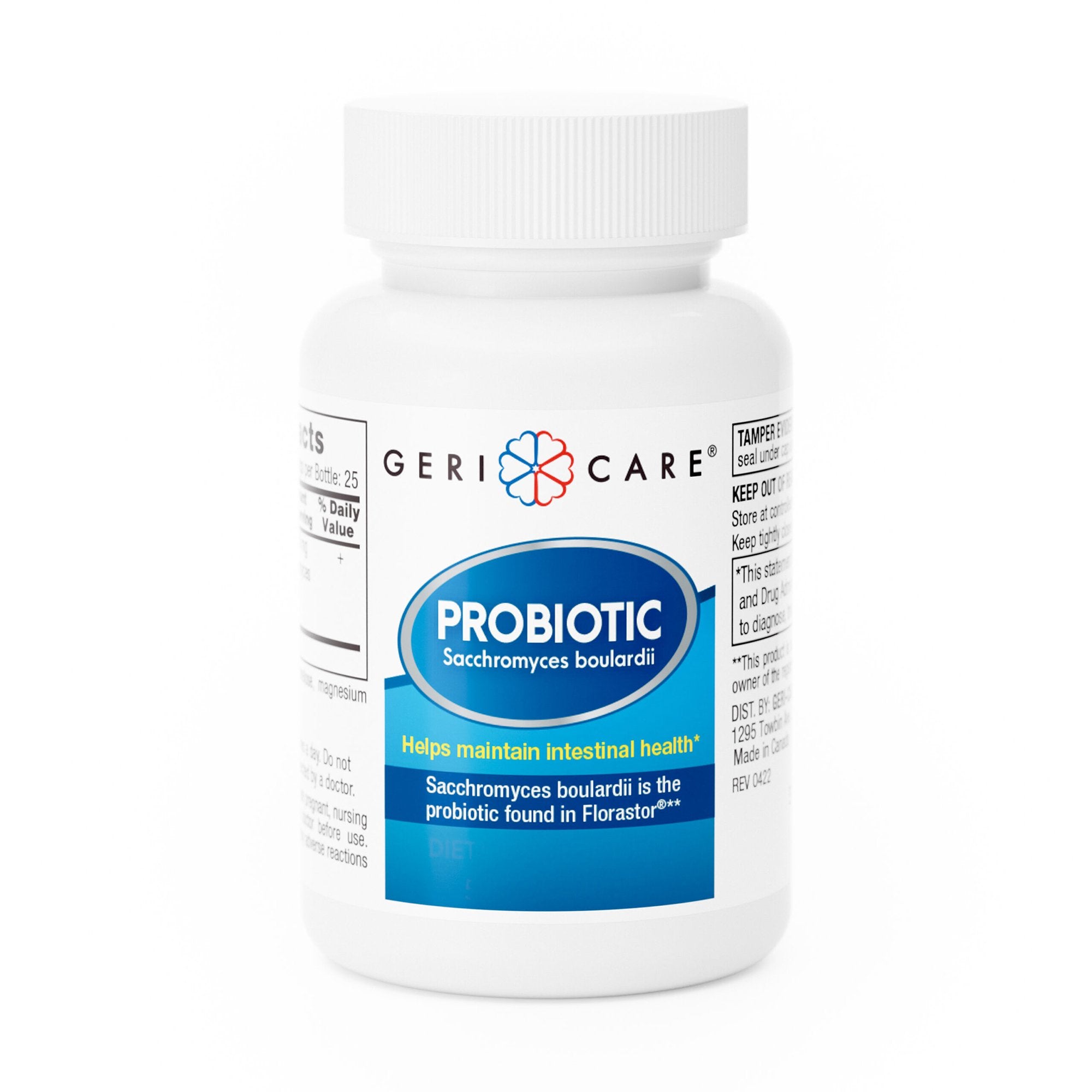 Geri-Care Probiotic Dietary Supplement 50 per Bottle Capsule (824660_BT)