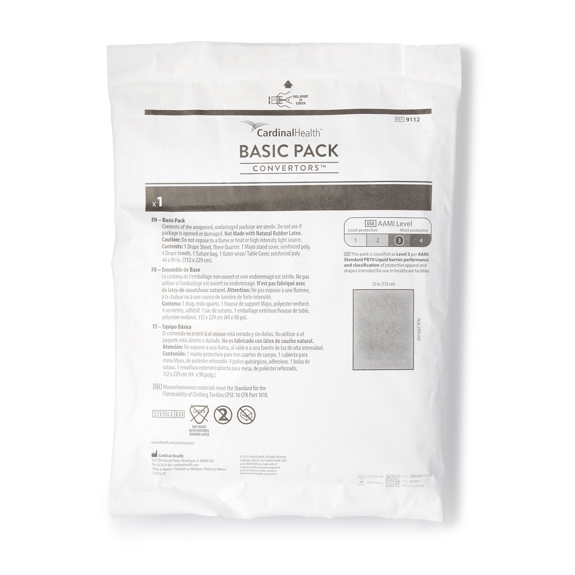 Cardinal Health General Purpose Drape Pack Cardinal Health (302136_EA)