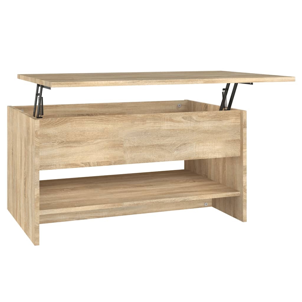 vidaXL Couchtisch Sonoma-Eiche 80x50x40 cm Holzwerkstoff Image