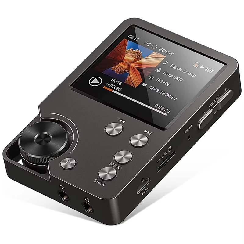 A75T MP3 Player, Lossless DSD High Definition Portable Hi-Fi Digital Audio Music Player With 64GB Memory Card