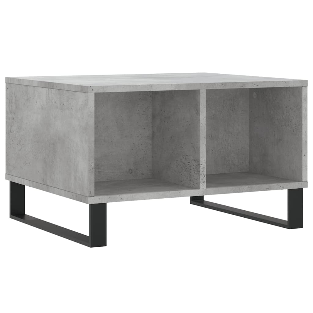 vidaXL Couchtisch Betongrau 60x50x36,5 cm Holzwerkstoff Image