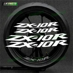 For Kawasaki ZX-10R ZX10R 17 inch Motorcycle Wheel Decal Rim Decoration Print Fairing Body Racing Profile Arc Sticker