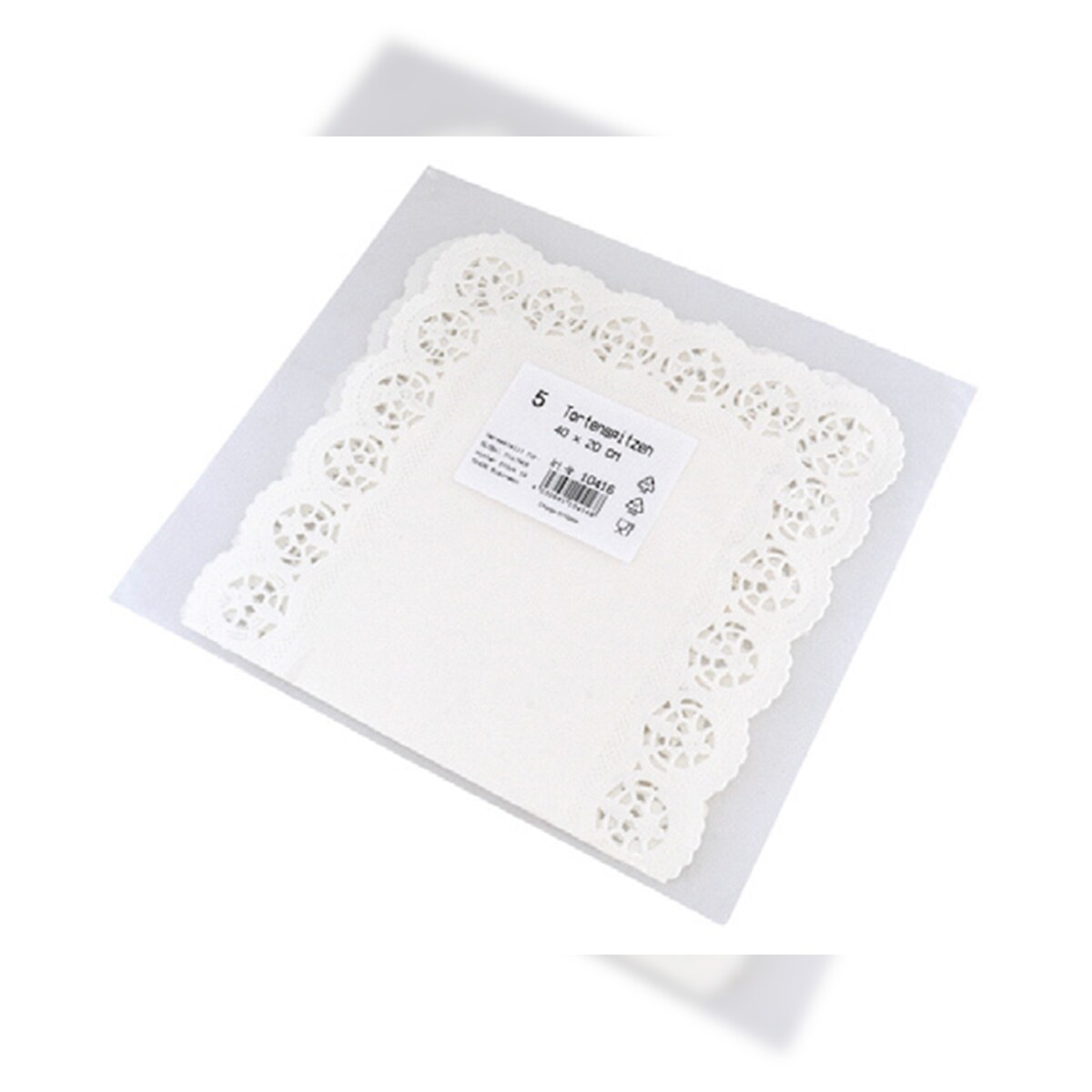 Tortenspitzen, rechteckig - 5er Pack Image