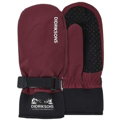 Didriksons - Kid's Lovas Mitten - Handschuhe Gr 6 Years rot/schwarz Image