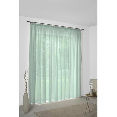 Vorhang WIRTH "Sunday", grün (mint), B:142cm H:165cm, Baumwolle, Polyester, Gardinen, nach Maß Image