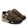 Sneaker DC SHOES "DC COMMAND", Gr. 44, olive, schwarz, tan, Leder, Synthetik, sportlich, Schuhe