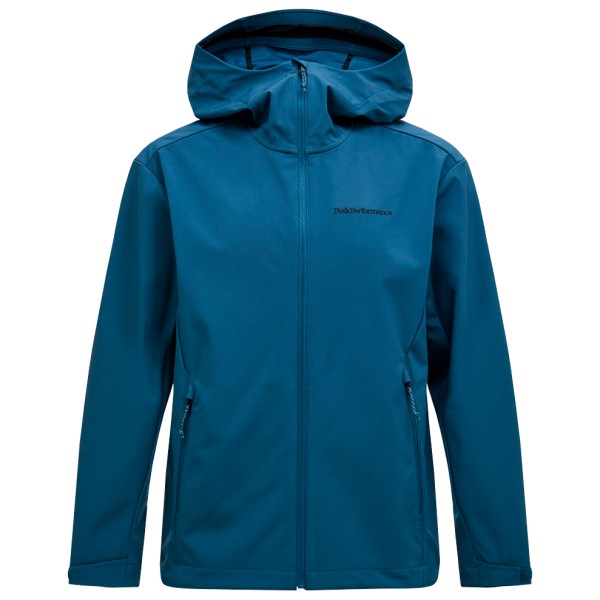 Peak Performance - Explore Hood Jacket - Softshelljacke Gr S blau