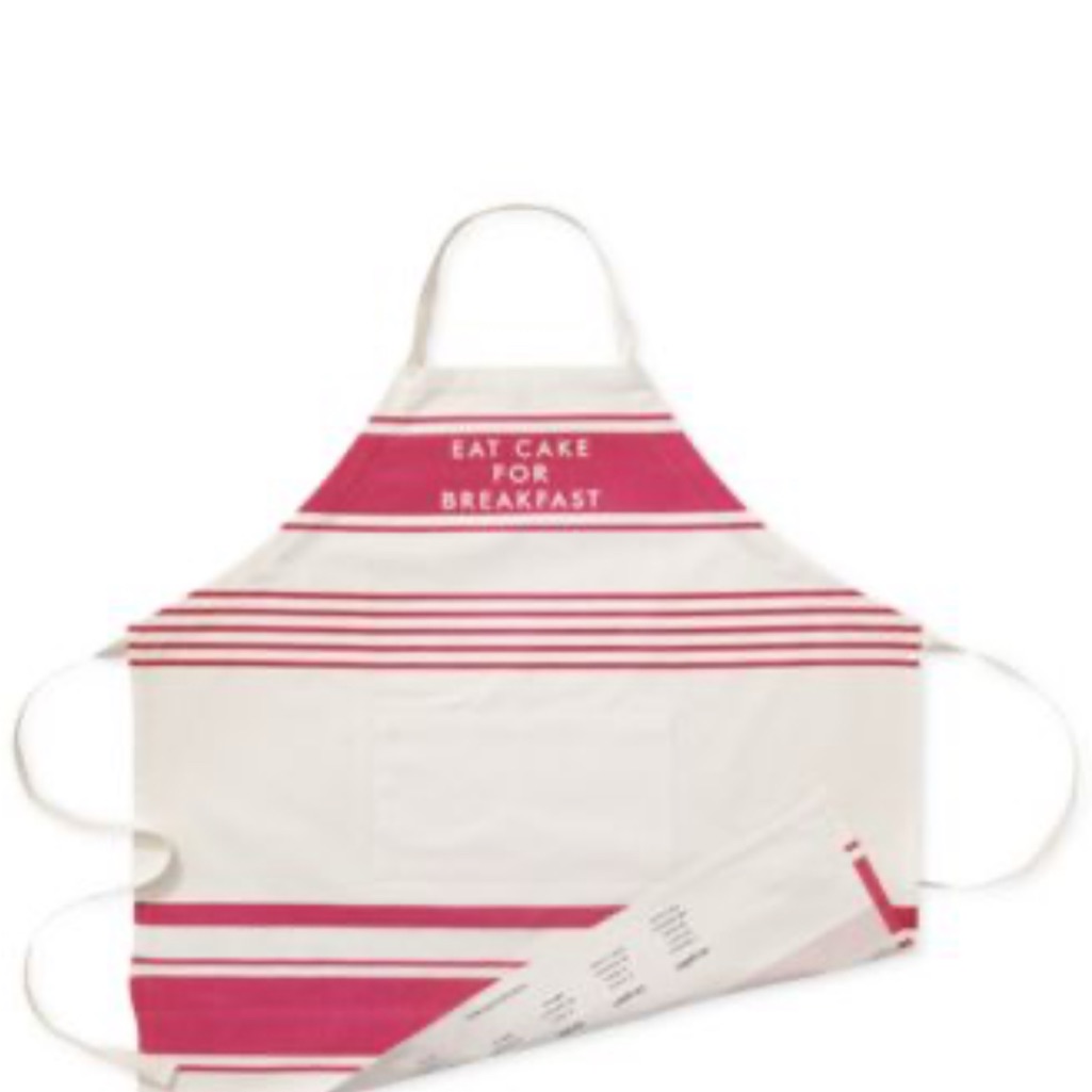 Kate Spade Kitchen | Kate Spade Eat Cake For Breakfast White And Pink Apron And Coffee Mug | Color: Pink/White | Size: Os