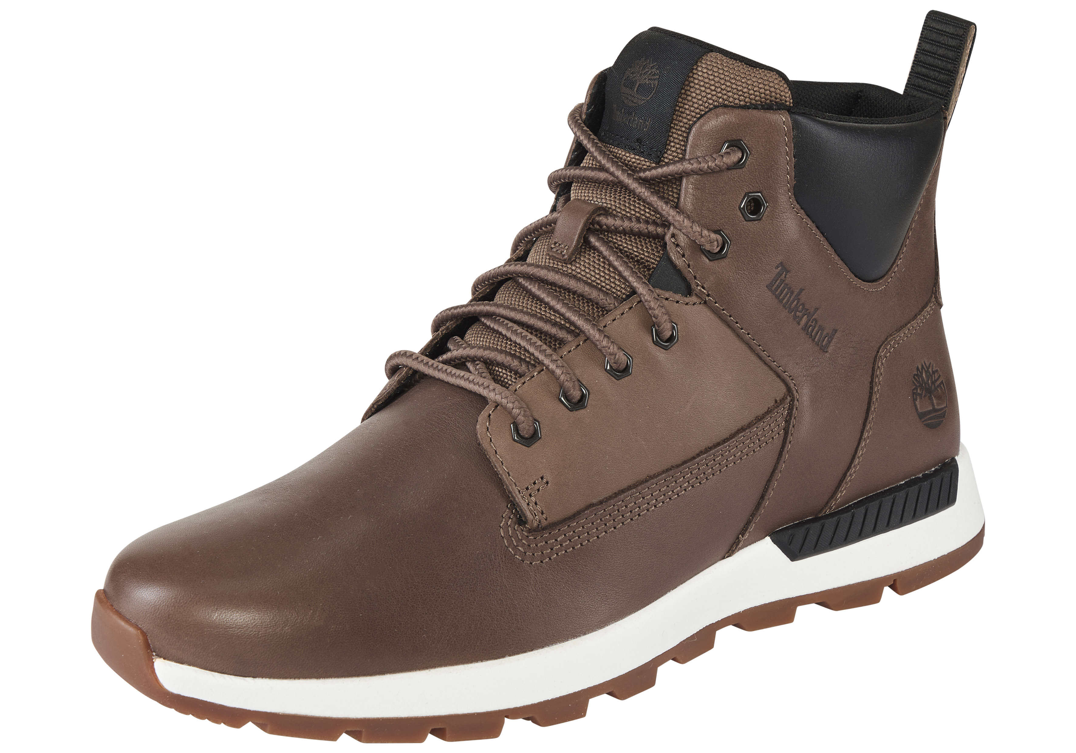 Schnürboots TIMBERLAND "KILLINGTON TREKKERMID LACE UP SNEAKER", Herren, Gr. 44, braun (medium braun full grain), Leder, Schuhe Schnürboots, Winterstiefel, Schnürstiefel, Winterschuhe, Topseller