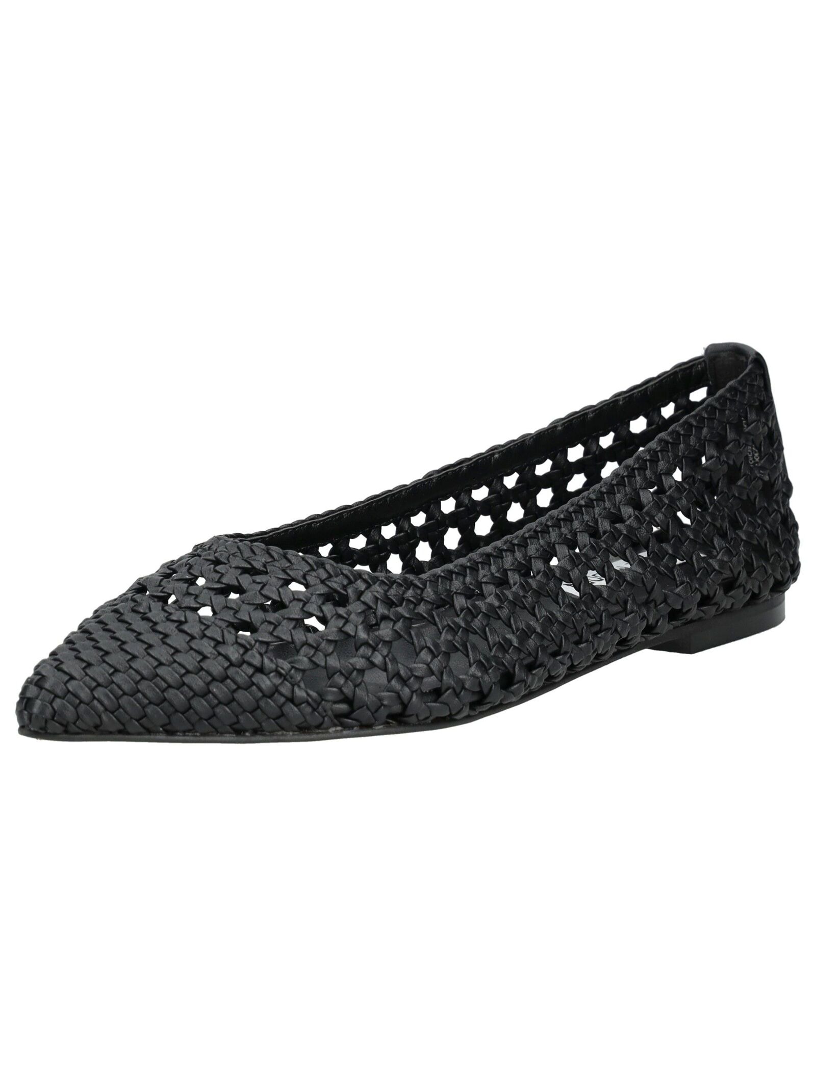 Ballerina STEVE MADDEN "STEVE MADDEN Ballerinas Lederimitat", Damen, Gr. 37, schwarz, Lederimitat, Schuhe Ballerina