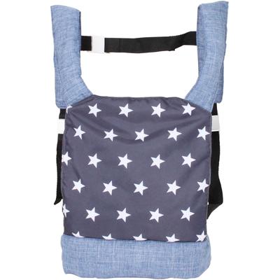 Puppen Bauchtrage CHIC2000, sternchen navy, Puppenausstattungen, KinderB:31cm H:3cm T:31cm, Polyester, B:31cm H:3cm T:31cm