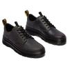 Schnürschuh DR. MARTENS "Reeder WYOMING", Herren, Gr. 47, grau (dunkelgrau), Leder, casual, Schuhe, Freizeitschuh, Halbschuh, Schnürschuh mit typischer Kontrastnaht