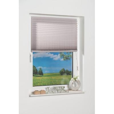 Plissee K-HOME "COMO" Gr. 4, grau, B:70cm H:130cm, Obermaterial: 100% Polyester, Plissees Image