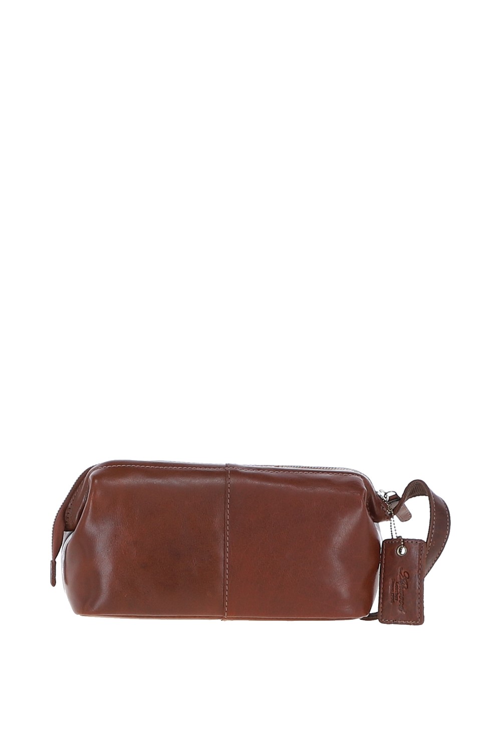 Ashwood Leather Mens Vintage Washbag - Chestnut - One Size | Ashwood Leather Sale | Discount Designer Brands
