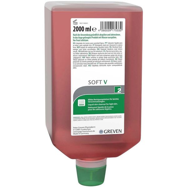 GREVEN Flüssigseife »SOFT V« 2.0 L rot