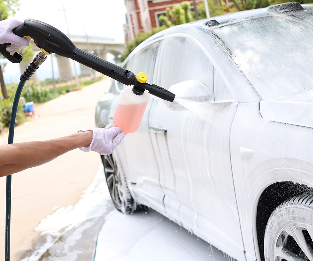 Karcher Foam Lance Kit, Adjustable Snow Cannon Nozzle For Pressure Washer, Perfect For Car Wash & Detailing Karcher Foam Lance Kit, Adjustable Snow Cannon Nozzle For Pressure Washer, Perfect For Car Wash & Detailing