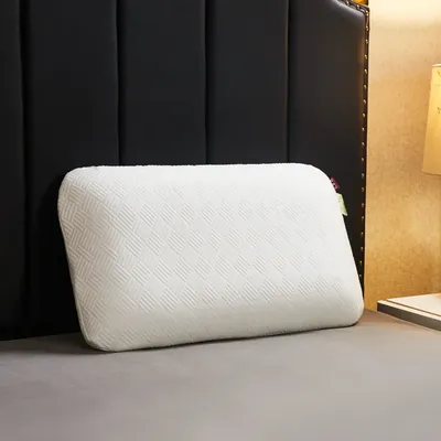 Natural Latex Pillow For Neck Pain Relieve, Comfortable Sleep Orthopedic Pillows, Breathable Cervical Health Care Pillow white 60x40cm 50d