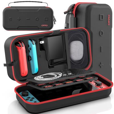 OIVO Large Storage Bag For Nintendo Switch, Waterproof Travel Case, Anti Scratch Carrying Bag For Switch OLED red