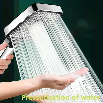 High Pressure Shower Head, 3 Spray Modes Handheld Rainfall Showerhead, Easy Install ABS Silicone Bath Upgrade High Pressure Shower Head, 3 Spray Modes Handheld Rainfall Showerhead, Easy Install ABS Silicone Bath Upgrade