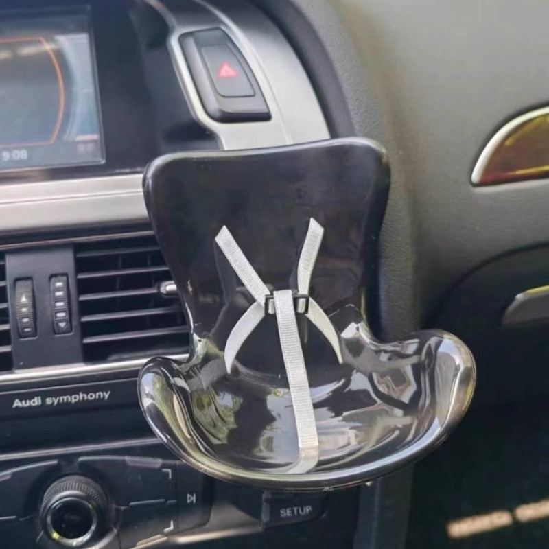 Labubu Doll Car Seat, Adorable Safety Seat With Air Vent, Aromatherapy Function & Stylish Car Decor black