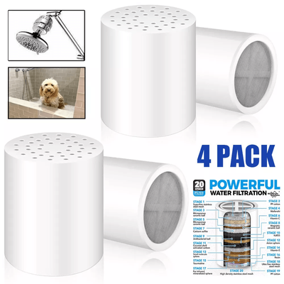 Stage Shower Filter Replacement Cartridge, Universal Hard Water Shower Filter For Bathroom Stage Shower Filter Replacement Cartridge, Universal Hard Water Shower Filter For Bathroom