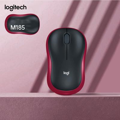 Logitech Wireless Mouse Ambidextrous, Compact And Durable, Power Saving Mouse For Home, Office, Travel Use red