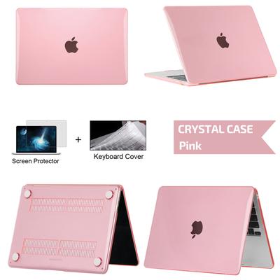 Protective Laptop Case For MacBook Air M1 Chip & Pro crystal Pink pro 16 M4 M1 M2 M3