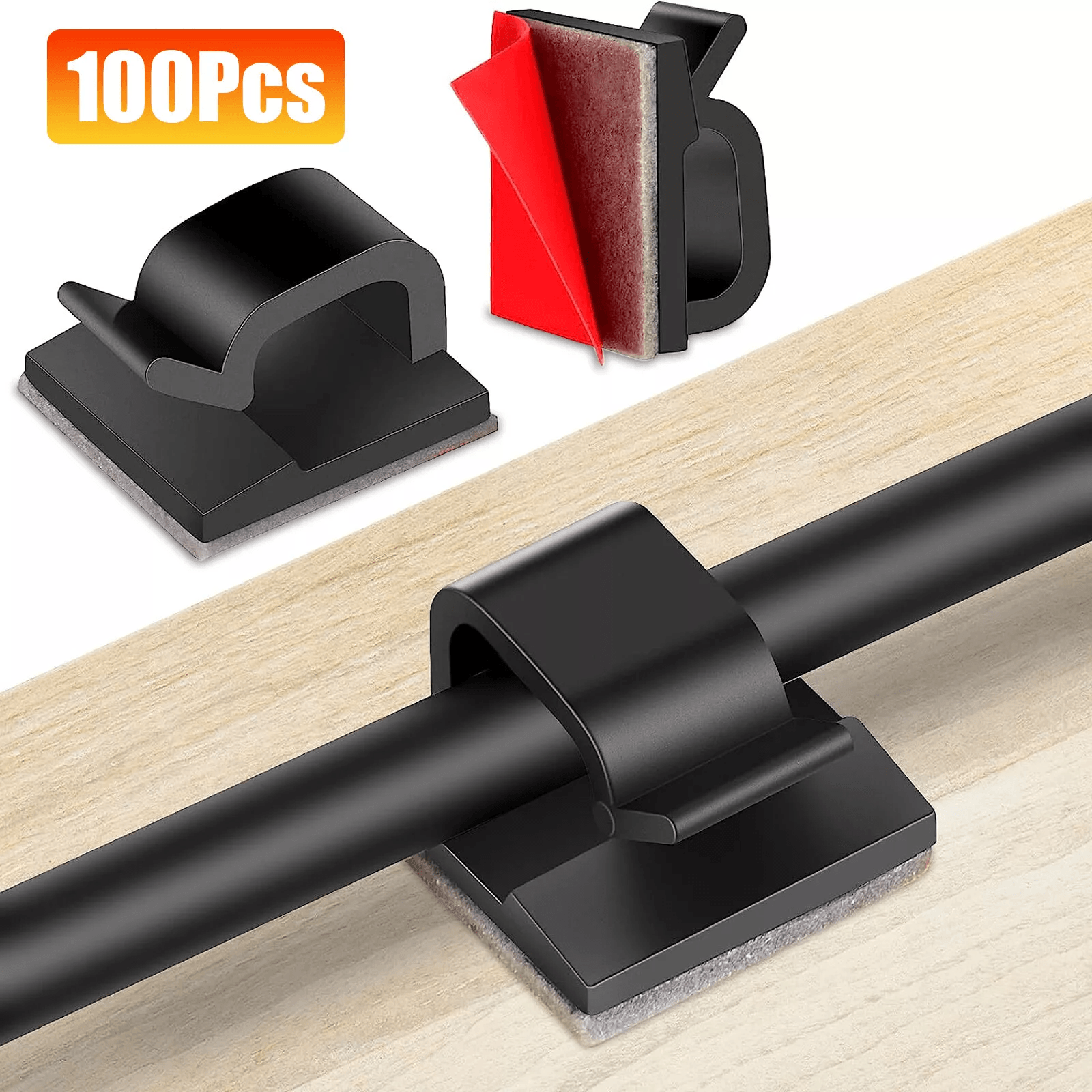 Self Adhesive Cable Clips Cord Management Holder Organizer For Home Office Self Adhesive Cable Clips Cord Management Holder Organizer For Home Office