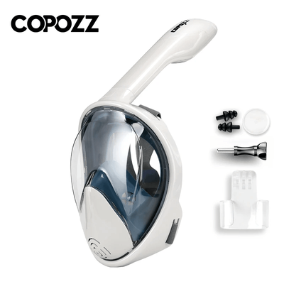 Full Face Snorkeling Mask With Anti Fog Design For Adults s m white Green