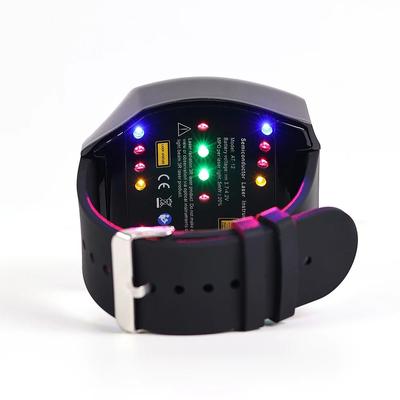 High Tech Laser Therapy Watch For Elderly Blood Sugar Hypertnsion Support Laser Machine For Blood Vessel Blockage Relief black