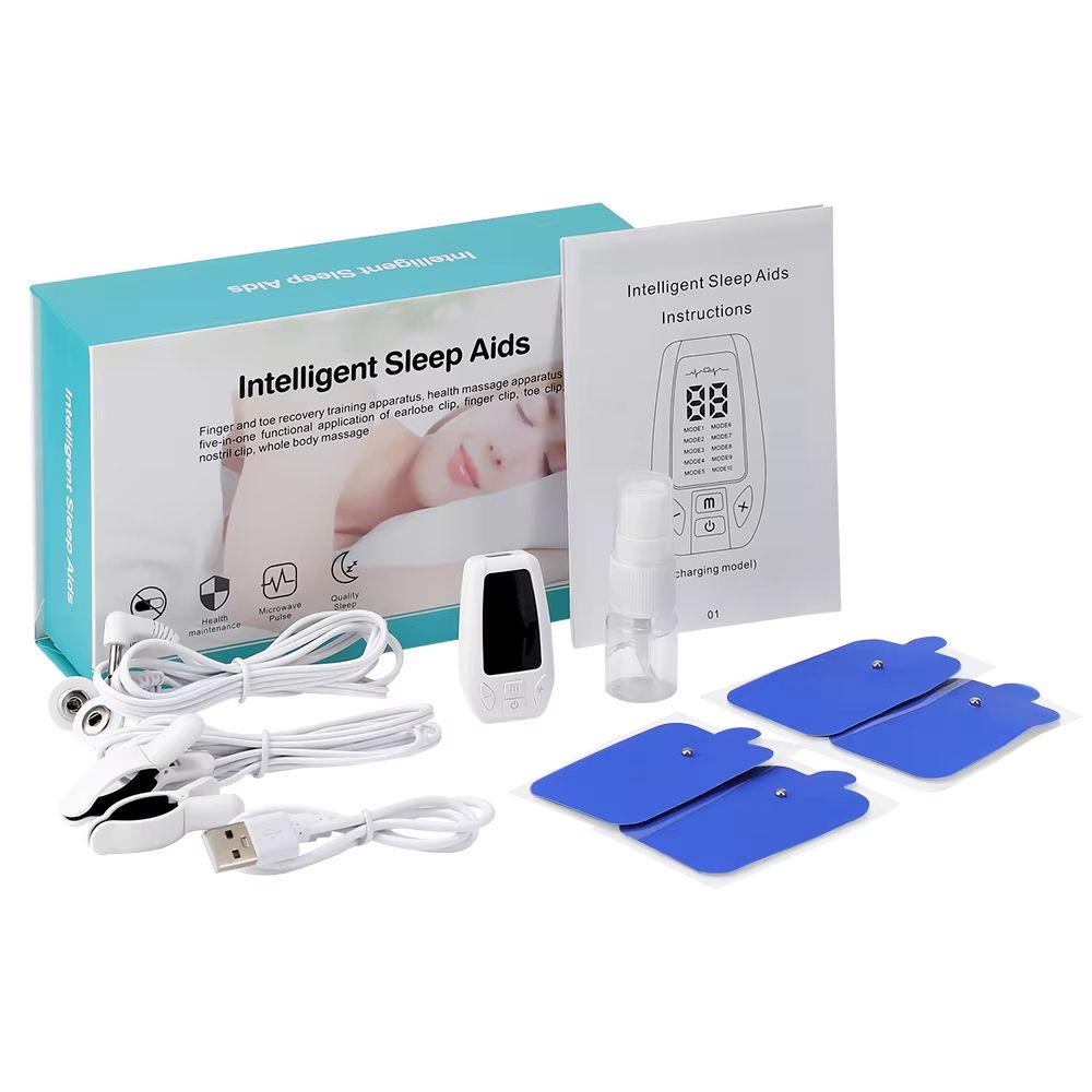 CES Microcurrent Sleep Aid Device Electric Ear Clip For Insomnia, Anxiety, And Headache Relief type B