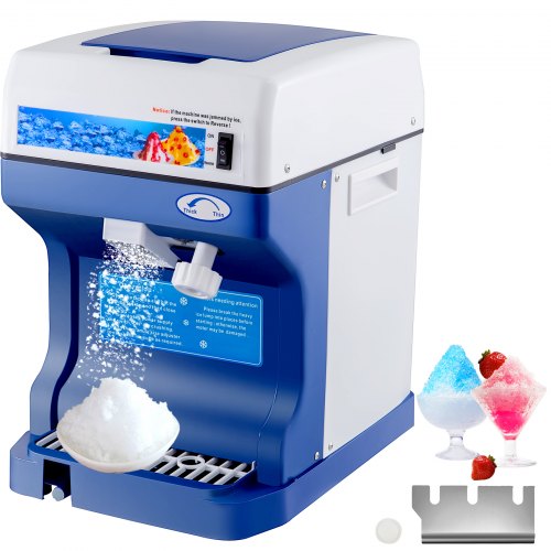 Electric Shaved Ice Machine, Commercial Ice Shaver & Snow Cone Maker Tabletop, Adjustable Ice Texture For Home Electric Shaved Ice Machine, Commercial Ice Shaver & Snow Cone Maker Tabletop, Adjustable Ice Texture For Home