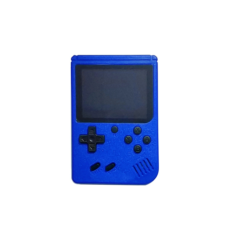 Small Game Console With Hundreds Of Games, Kids Retro Handheld, TV Output, Durable Resin Design For On the Go Fun blue