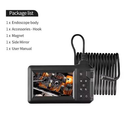 4 Inch LCD Waterproof 1080P Endoscope Borescope Camera With 6 LED Lights 5m 8mm Hd810