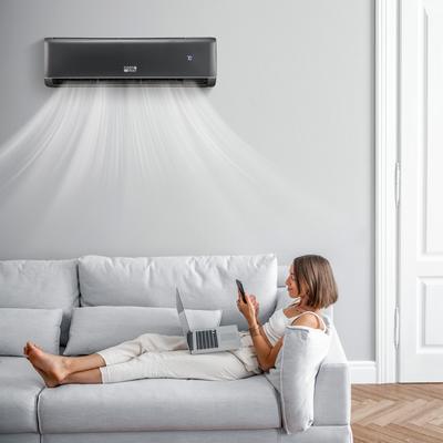 Energy Star Certified 12000 BTU 21 SEER2 Mini Split AC & Heater 208 230V, WiFi Enabled, Gray Energy Star Certified 12000 BTU 21 SEER2 Mini Split AC & Heater 208 230V, WiFi Enabled, Gray