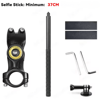 Adjustable Handlebar Selfie Monopod Mount For Insta360 And GoPro kit D