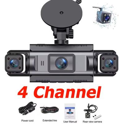 4 Channel 360 Degree WiFi Dash Cam With Night Vision And Parking Monitor 4ch Dvr 32g Sd Card