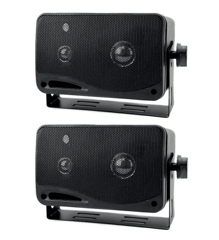 PYRAMID Car Audio Mini Box Car Inside Home Speakers, Portable Sound System With Bass Reflex Cabinets PYRAMID Car Audio Mini Box Car Inside Home Speakers, Portable Sound System With Bass Reflex Cabinets