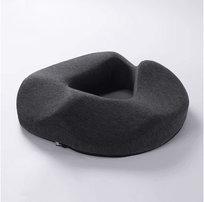Hemorrhoid Mat Health Care Seat Cushion Donut Shape Memory Foam For Pain Relief, Sciatica, Tailbone, And Bed Sore dark Grey