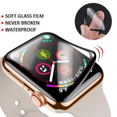 Full Screen Protector Pack For Apple Watch SE, Ultra Thin Clear TPU Case Cover For IWatch Series apple Watch 45mm