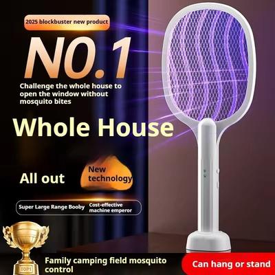 Portable Electric Mosquito Killer Silent Long Handle Camping Insect Trap Portable Electric Mosquito Killer Silent Long Handle Camping Insect Trap