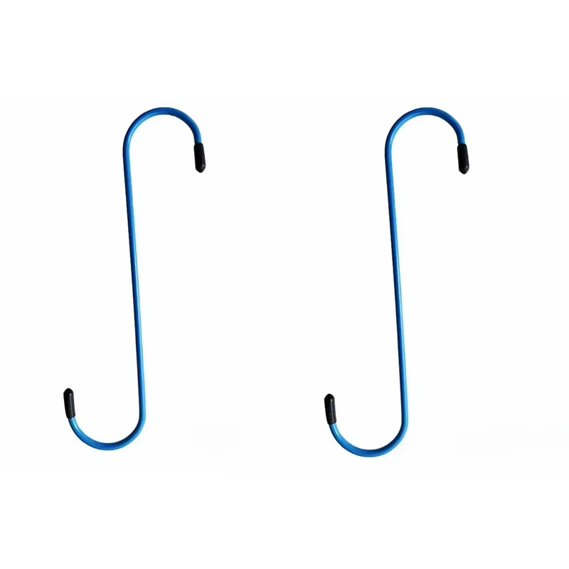 Suspension Disc Service Brake Tool, S Shaped Caliper Hanger Hook For Automotive Repair 2pcs blue