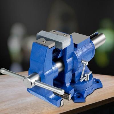 Heavy Duty 6" Bench Vise With 360 Swivel Base & Head, 30Kn Pipe Vise, High Precision Clamping For Metalworking & DIY Heavy Duty 6" Bench Vise With 360 Swivel Base & Head, 30Kn Pipe Vise, High Precision Clamping For Metalworking & DIY