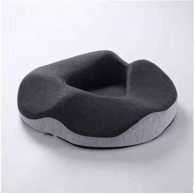 Memory Foam Hemorrhoid Cushion Sciatica & Tailbone Pain Relief Seat Cushion For Office & Travel dark With Grey 42x37.5x9.5cm