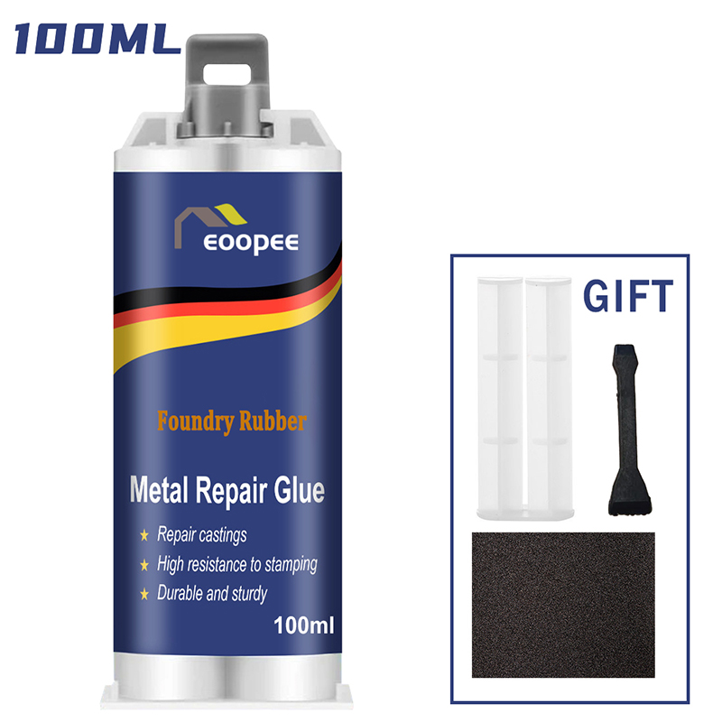 High Strength Metal Repair Epoxy Adhesive, Heat & Cold Resistant Welding Glue For Leak Repair & Bonding 100ml